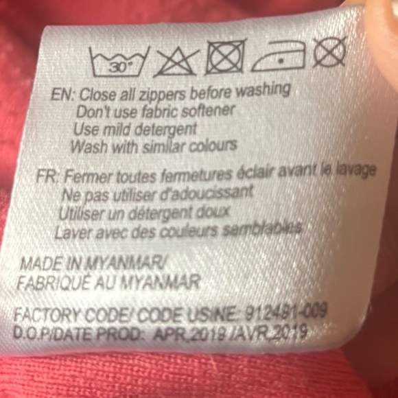 Mckinley Nelia II Full Zip Light Fleece Jacket Cayenne Colour Women's Large EUC - Picture 10 of 11